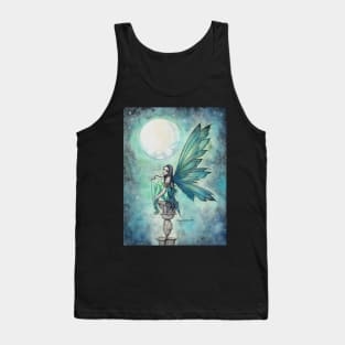 Winter Dream Fairy Illustration Molly Harrison Fantasy Art Tank Top